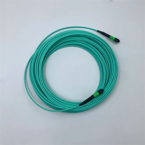 Fiber optic cable under suspension line
